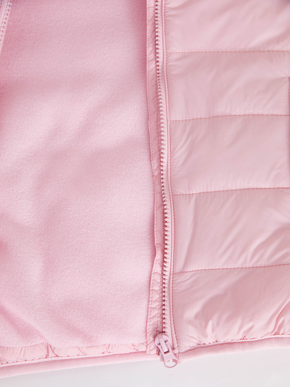 Hooded Basic Long Sleeve Girl Puffer-6