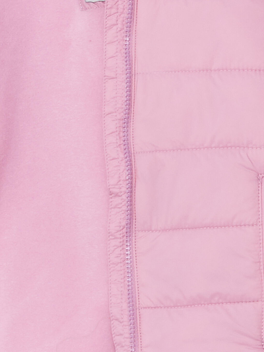 Hooded Basic Long Sleeve Girl Puffer-2