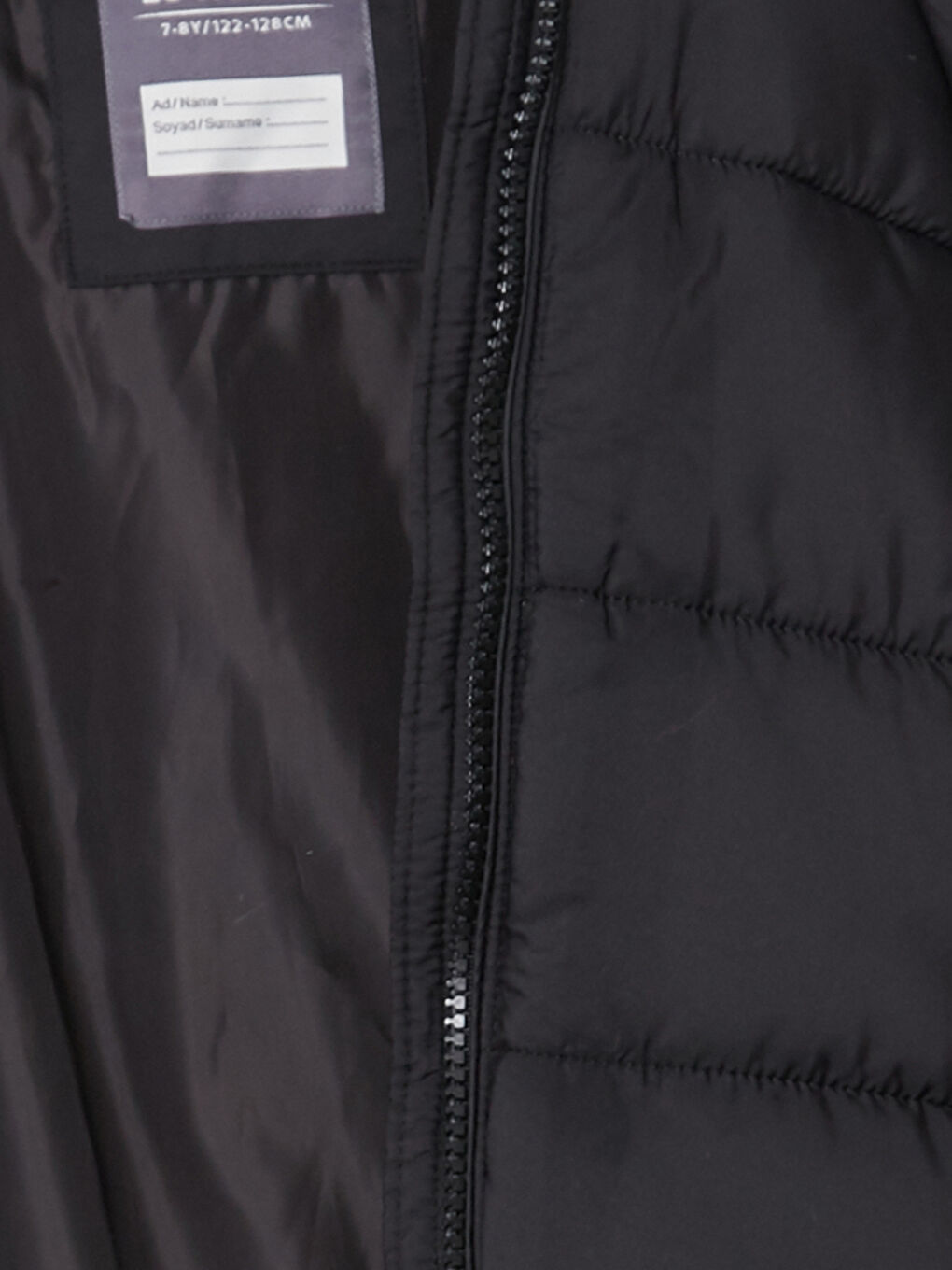 Hooded Printed Girl Puffer-1