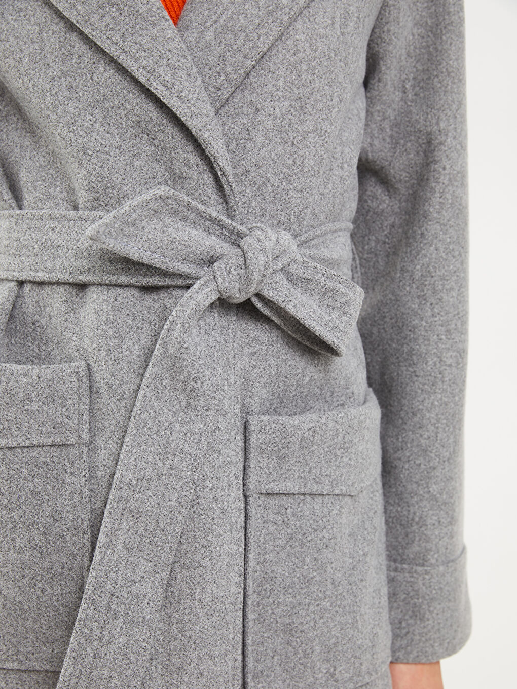 LCWAIKIKI Classic Jacket Collar Women's Cachet Overcoat -W20159Z8-LAL