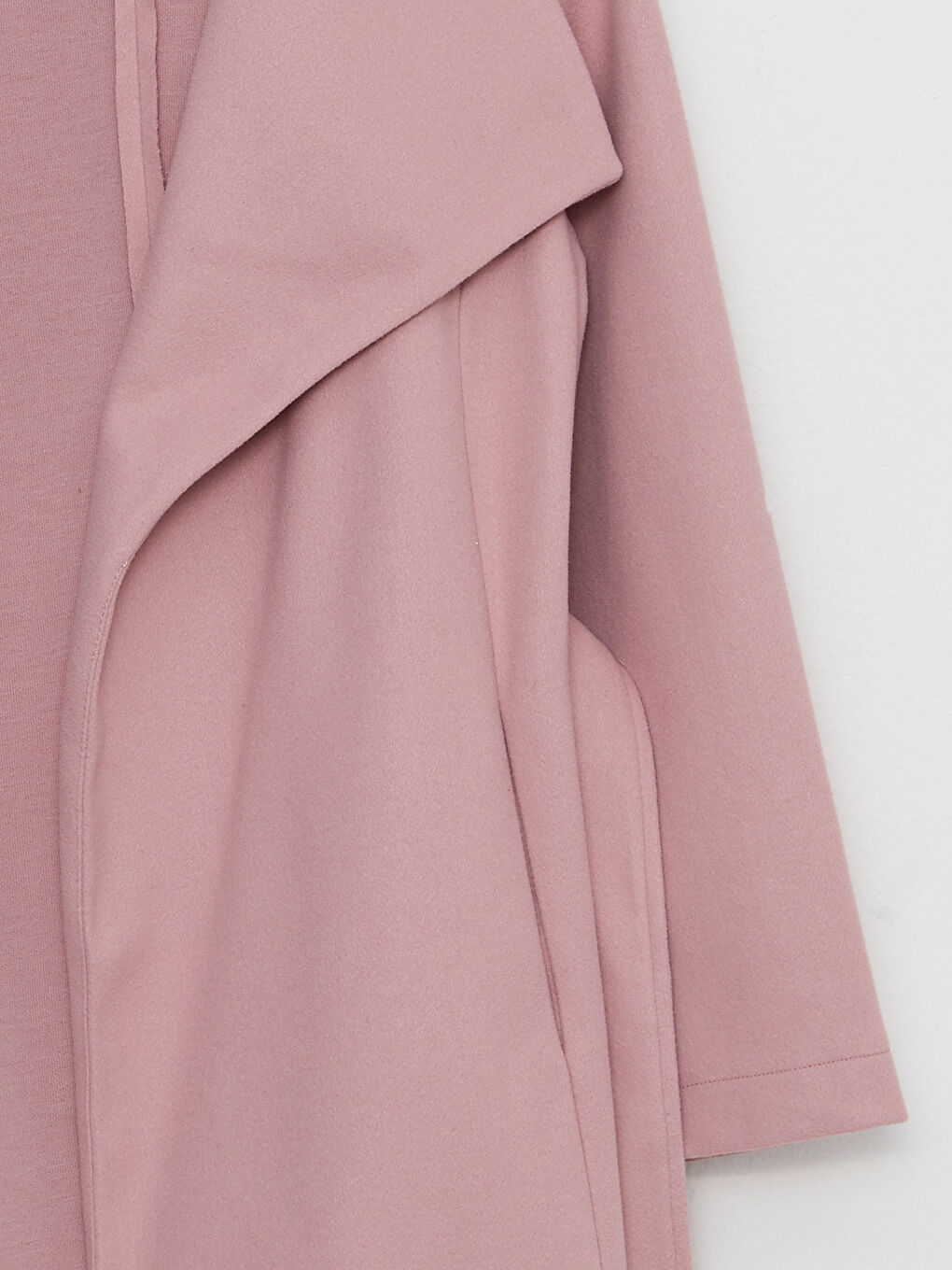 Shawl Collar Straight Long Sleeve Women's Cachet Coat-7