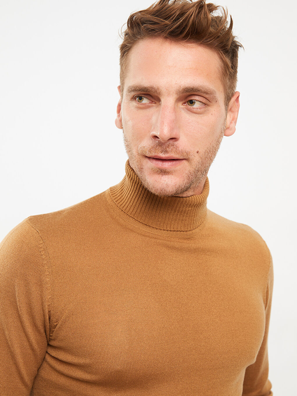 LCW Vision Turtleneck Long Sleeve Men's Knitwear Sweater -W20162Z8-CZ9