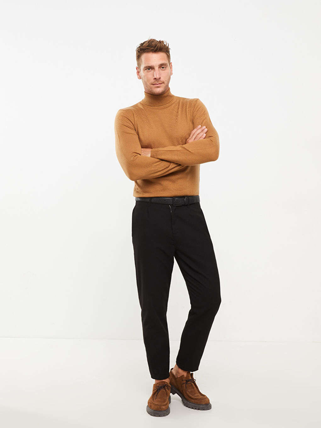 LCW Vision Turtleneck Long Sleeve Men's Knitwear Sweater -W20162Z8-CZ9