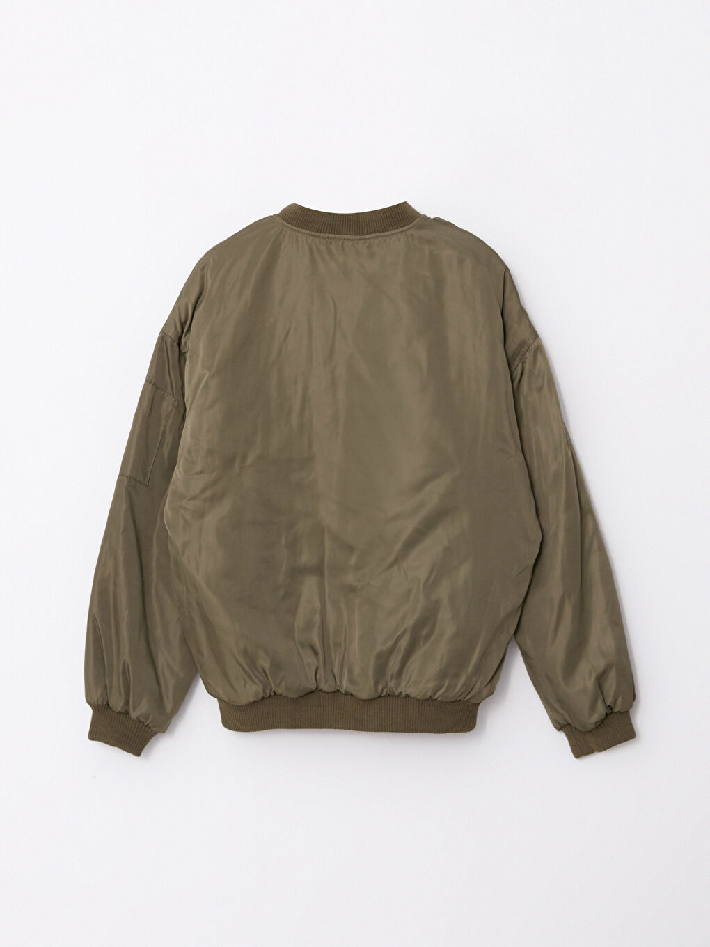 Crew Neck Straight Long Sleeve Women's Down Coat-9
