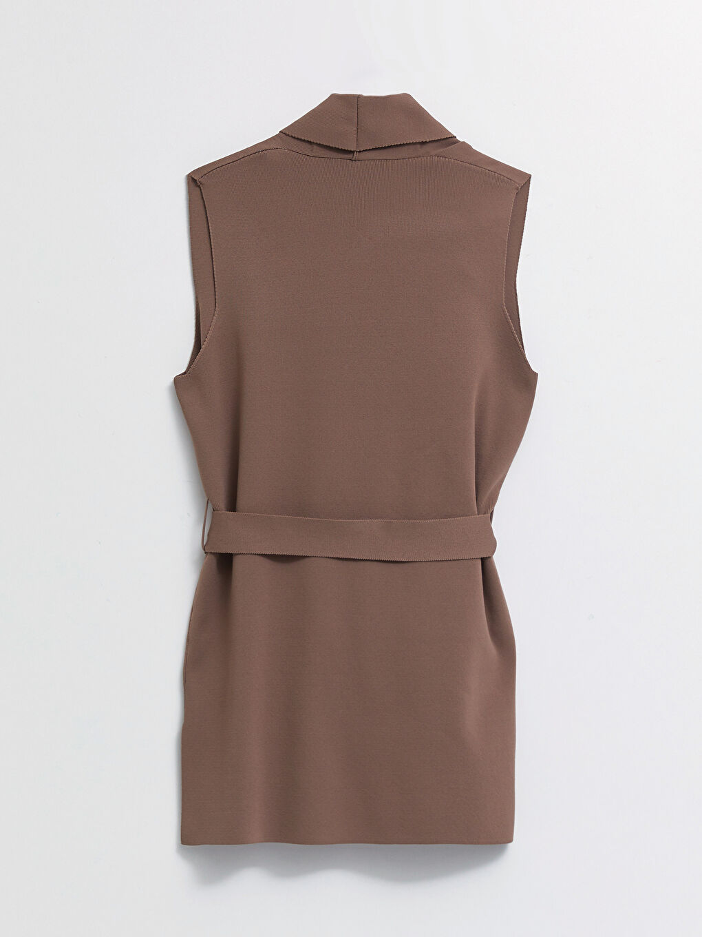 Gilet Uni à Col Châle pour Femmes-6