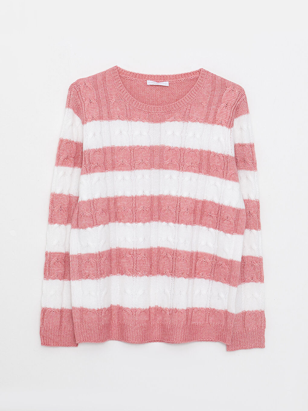 Žena RUŽIČASTA Džemper -4