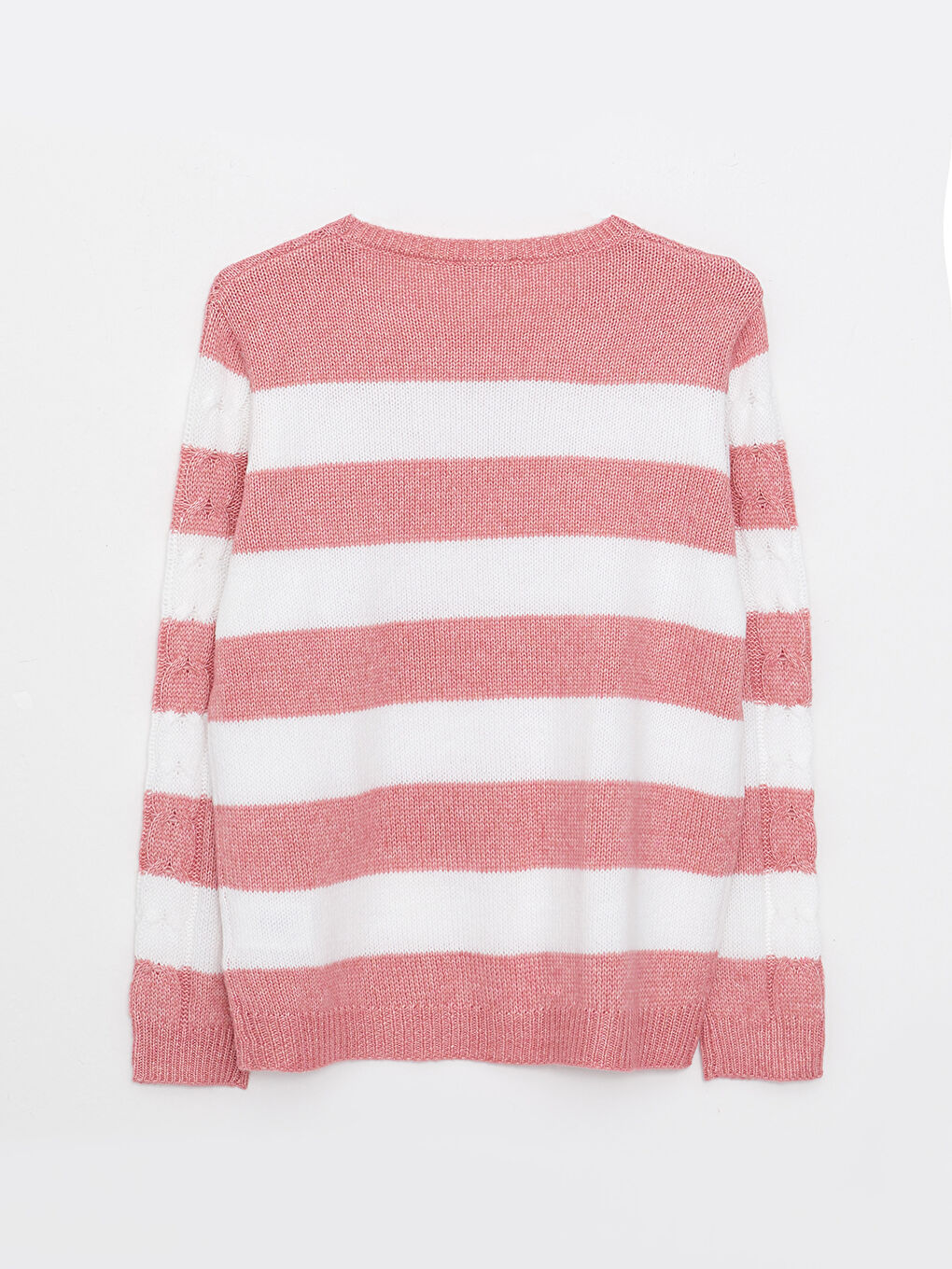 Žena RUŽIČASTA Džemper -5