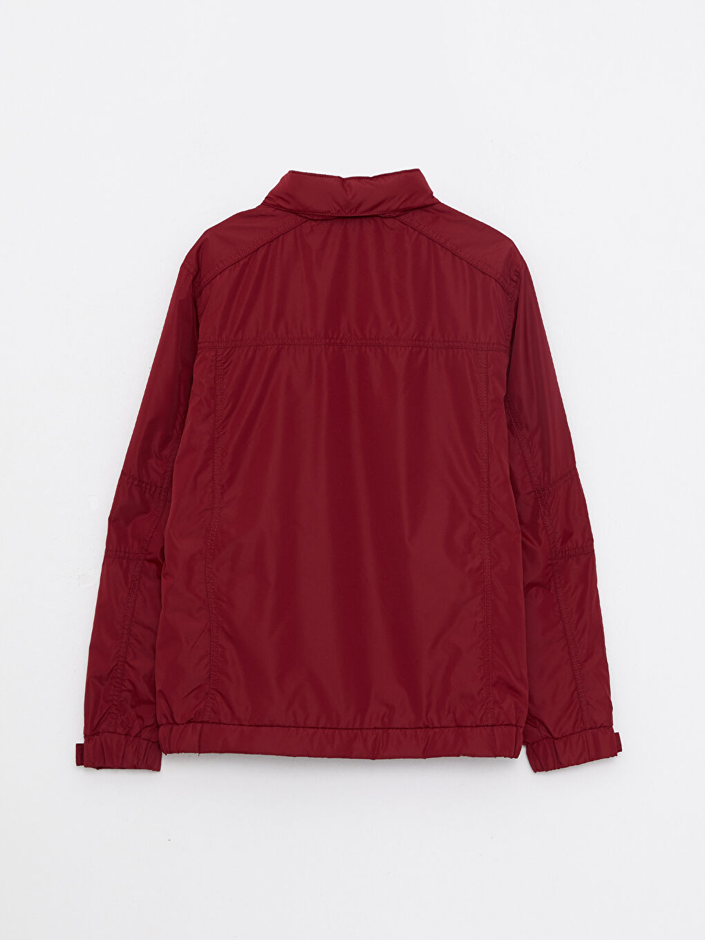 Bordo Standart Kalıp Dik Yaka Erkek Mont-7