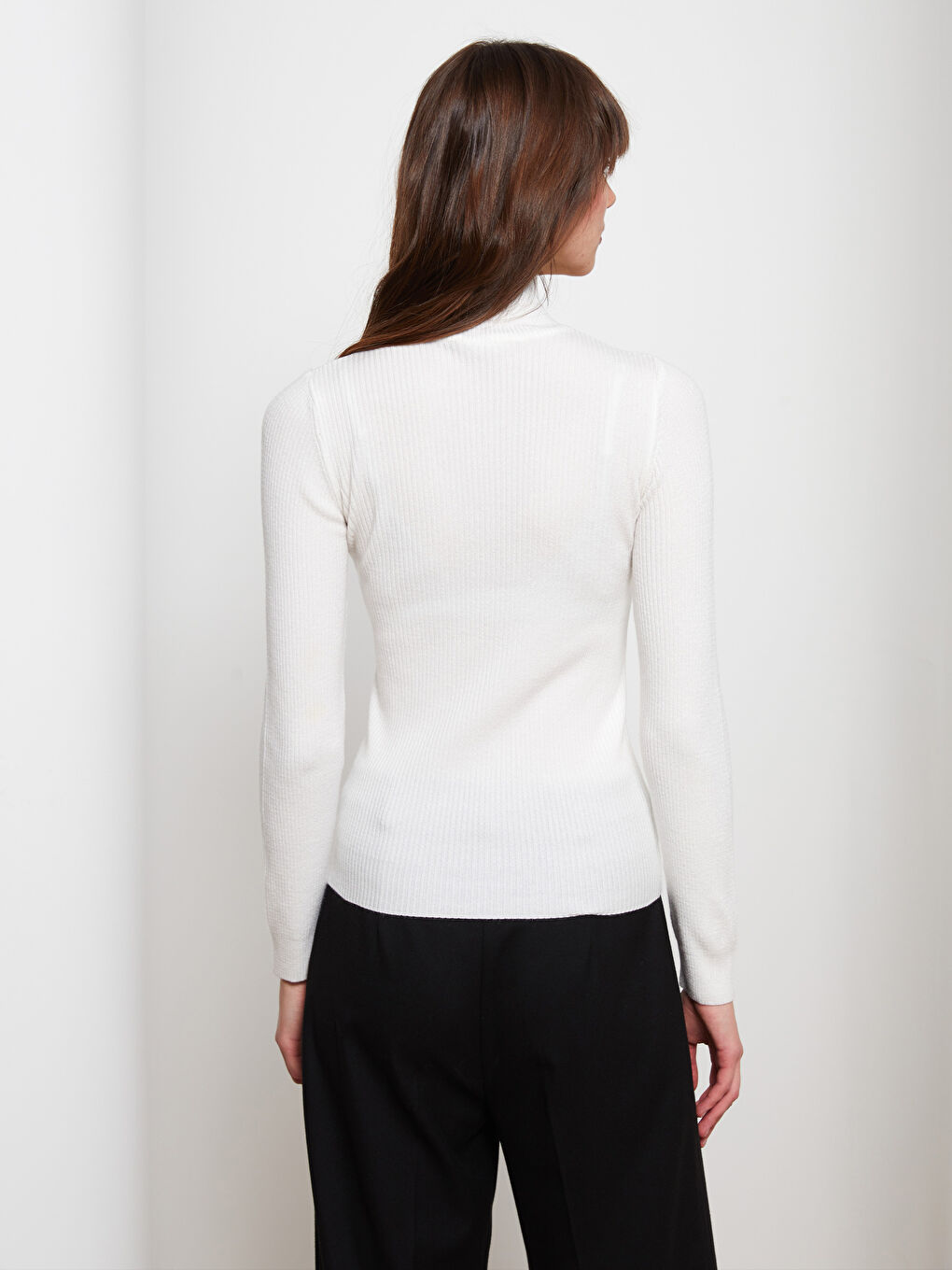 LCWAIKIKI Basic Half Turtleneck Women's Knitwear Sweater -W20243Z8-R9J