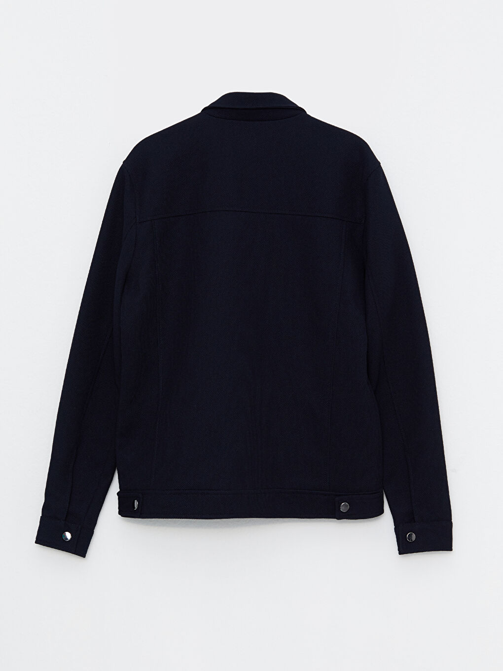 Lacivert Slim Fit Gömlek Yaka Erkek Mont-11