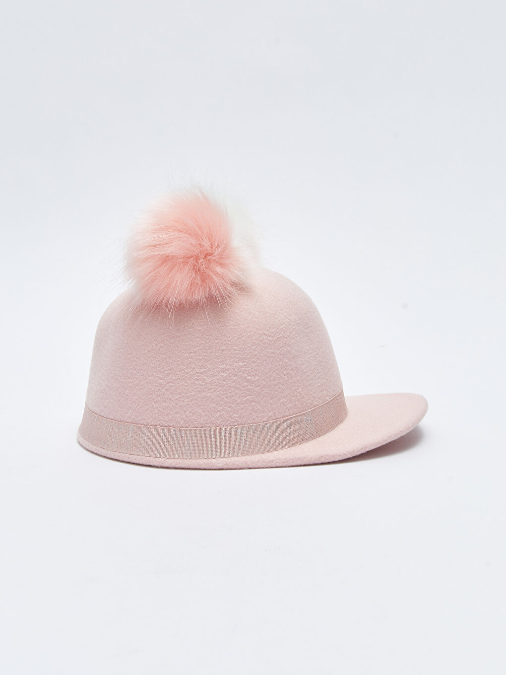 Double Pompom Girls' Stamp Equestrian Hat-2