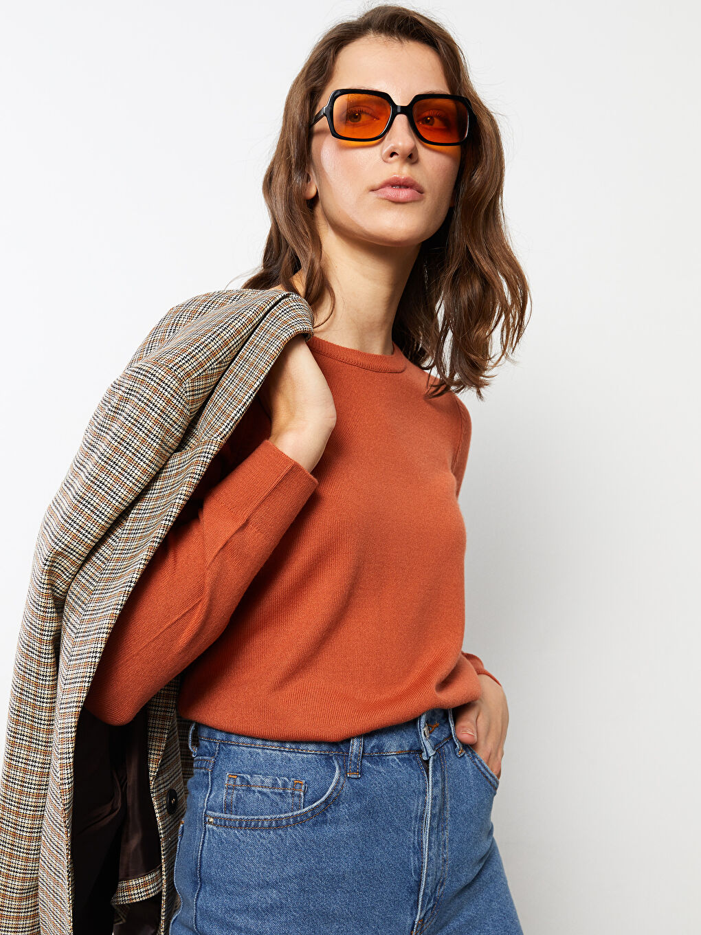 Crew Neck Regular Long Sleeve Women's Jumper-2