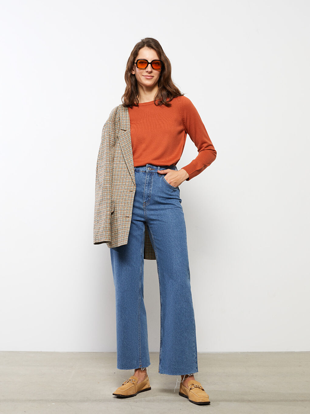 Crew Neck Regular Long Sleeve Women's Jumper-4