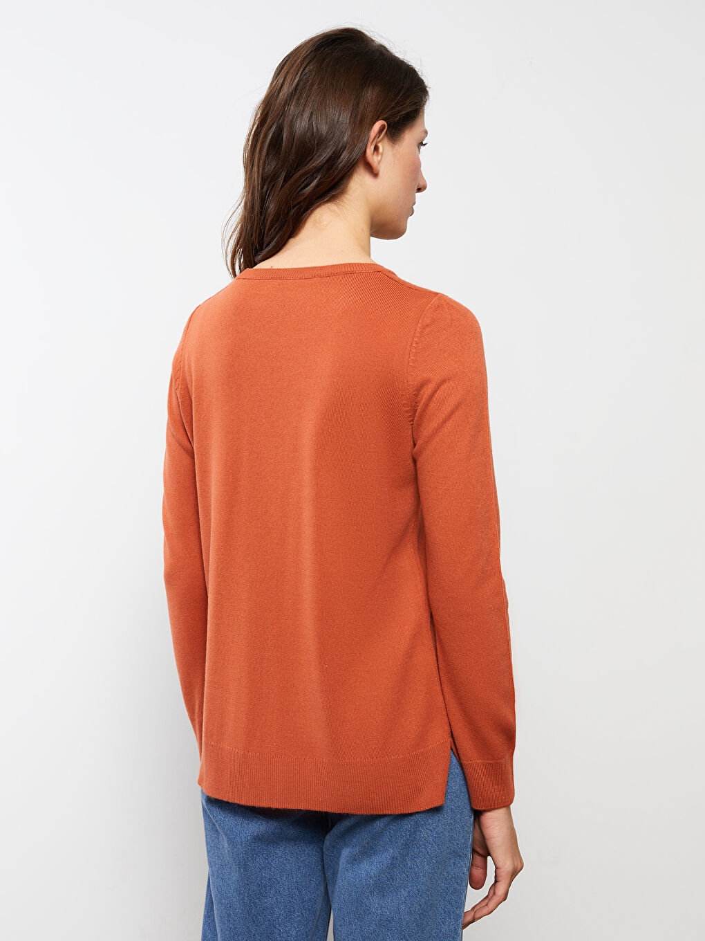 Crew Neck Regular Long Sleeve Women's Jumper-6