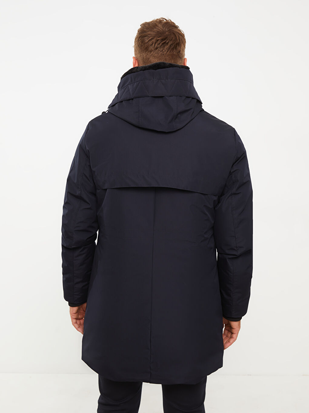 Regulär Geschnittener Kapuzen-Parka für Herren-5