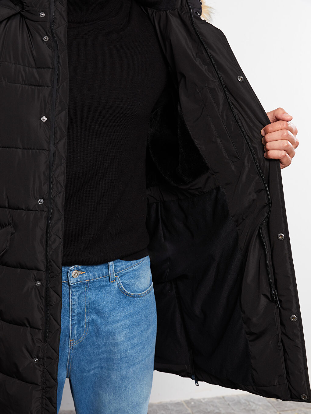 Standard Fit Hooded Men's Puffer Coat-5