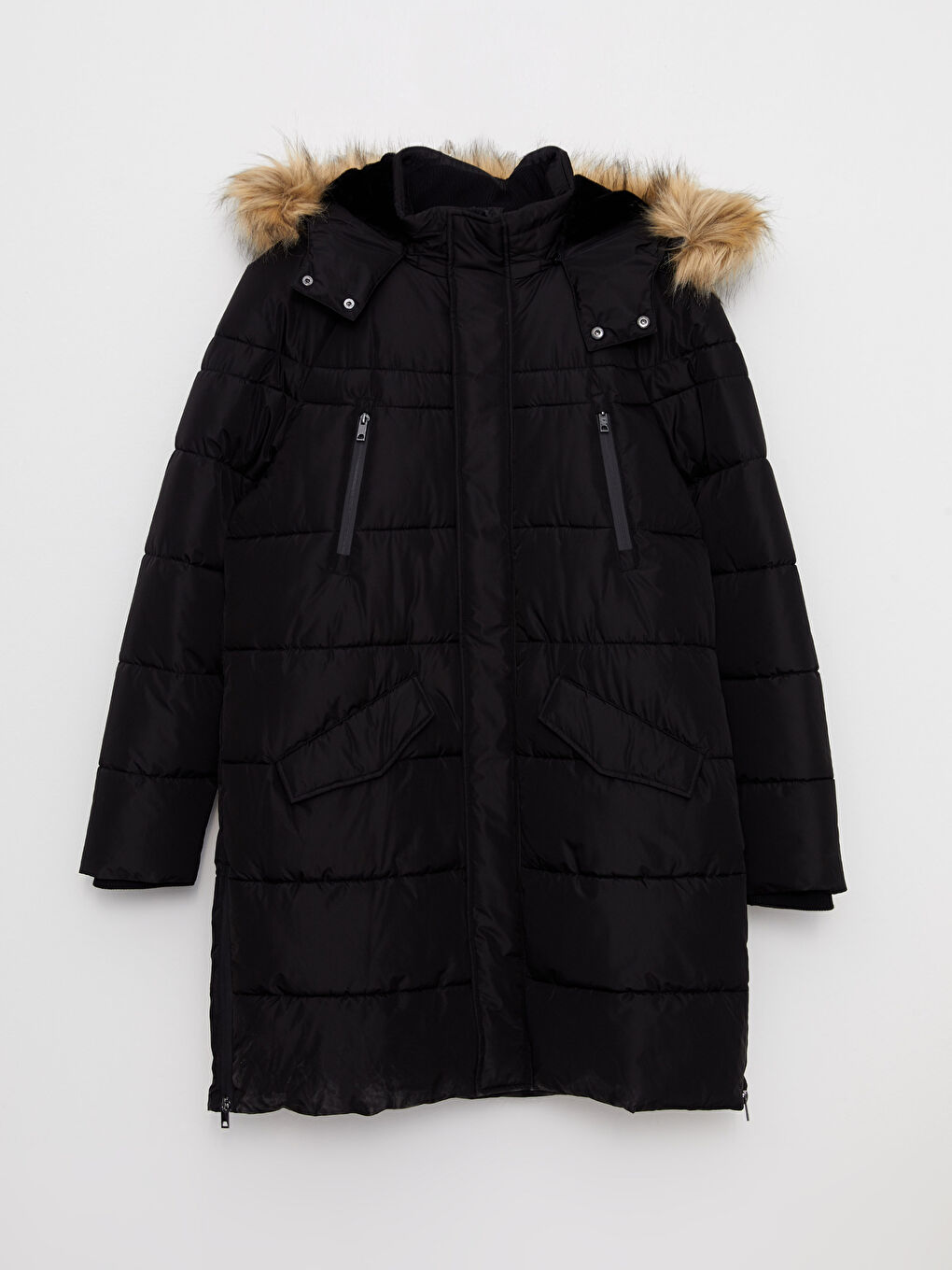 Standard Fit Hooded Men's Puffer Coat-7
