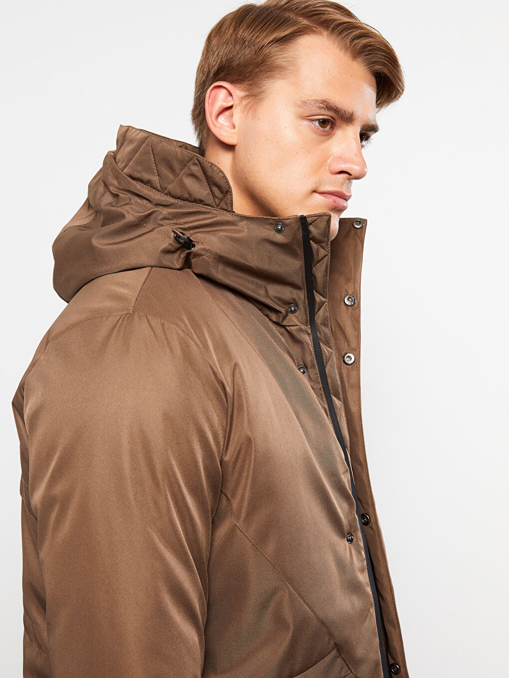Regulär Geschnittener Kapuzen-Parka für Herren-2