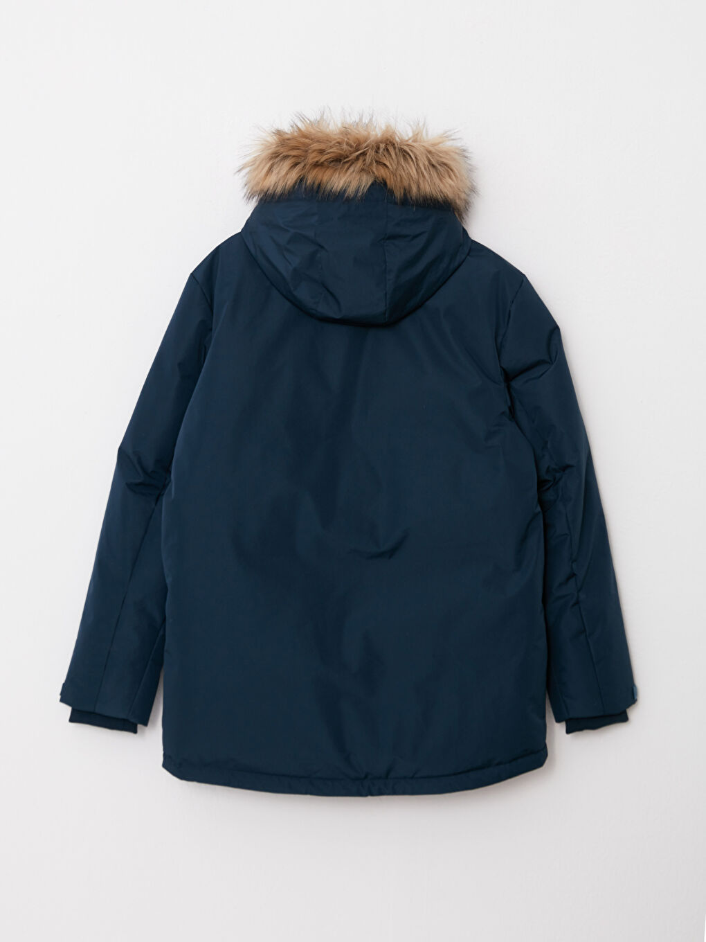 Standard Fit Hooded Men's Coat-7