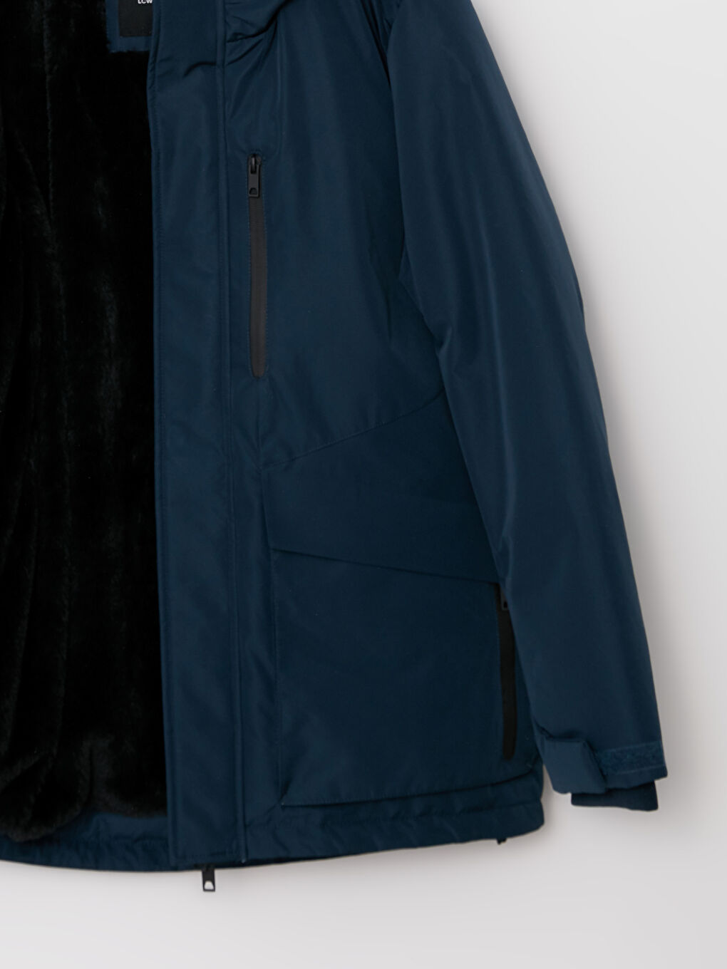 Standard Fit Hooded Men's Coat-8