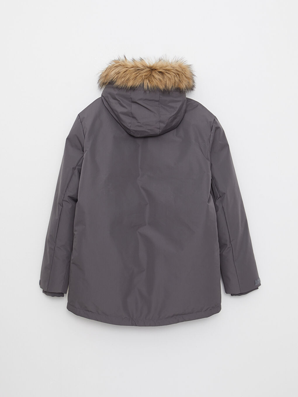 Standard Fit Hooded Men's Coat-7