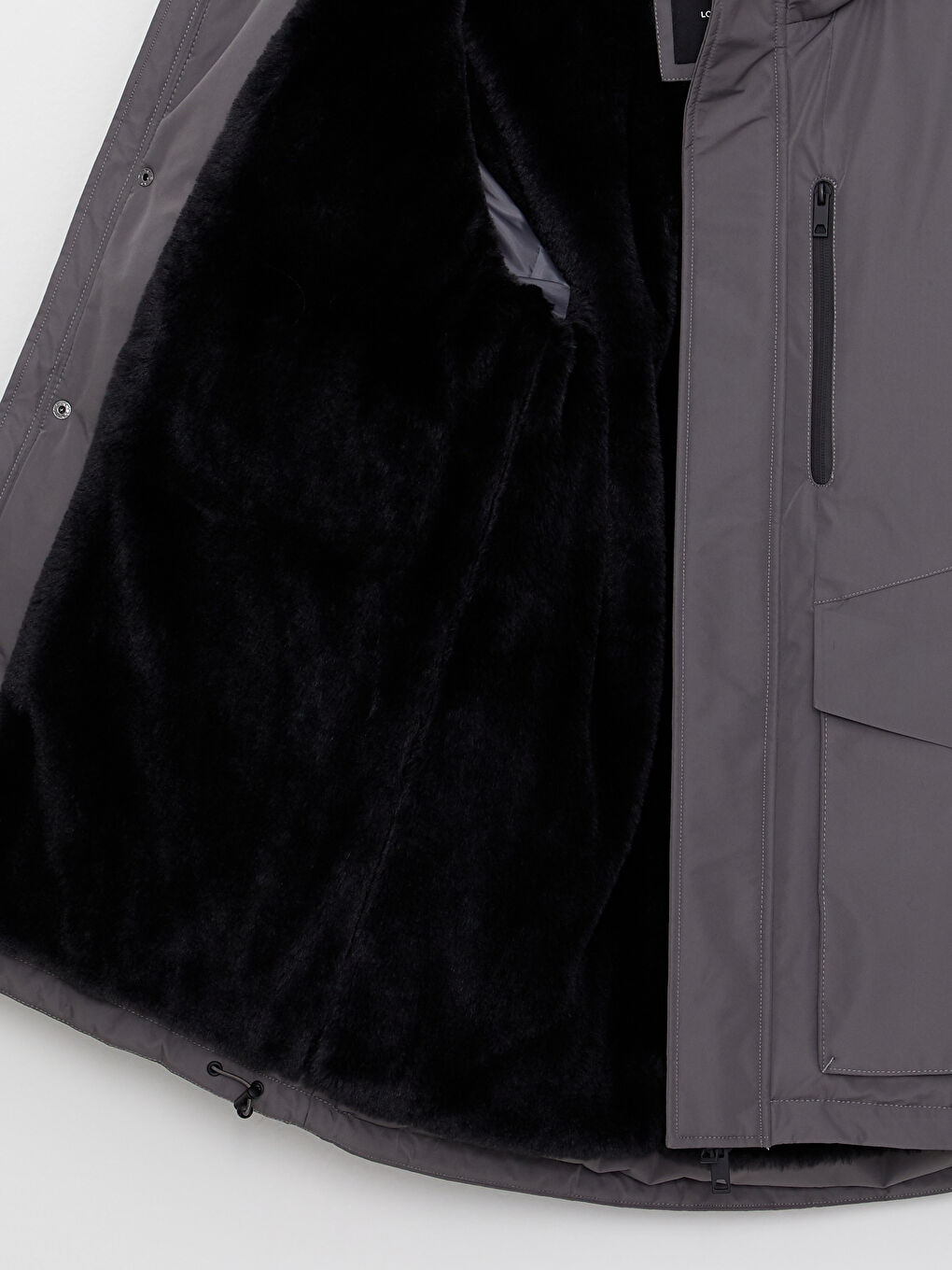Standard Fit Hooded Men's Coat-8