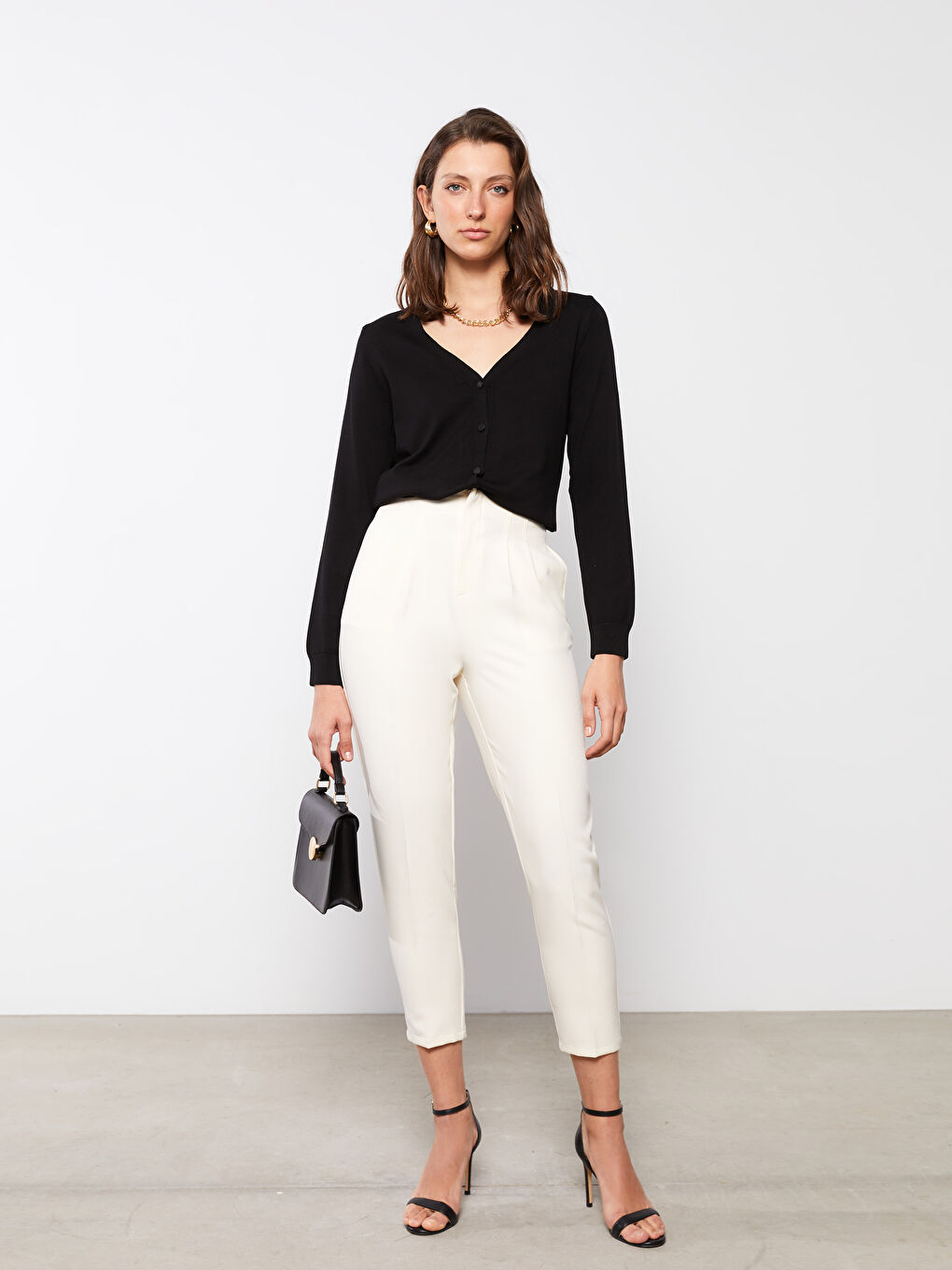 V Neck Women's Knitwear Cardigan