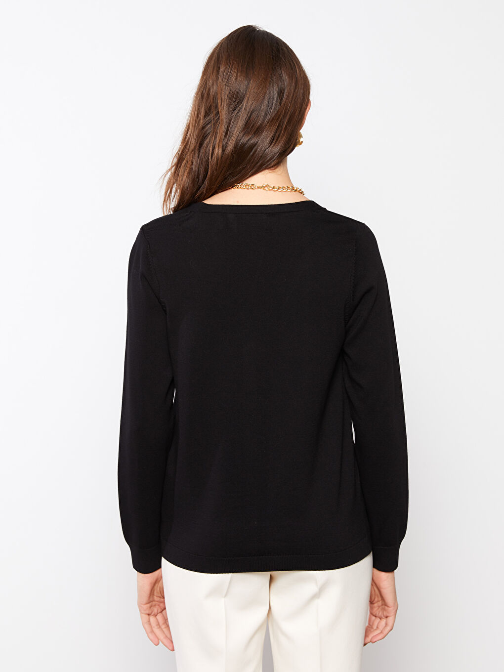 V Neck Women's Knitwear Cardigan-5