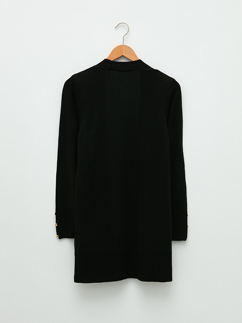 Shawl Collar Plain Long Sleeve Women's Knitwear Cardigan-7