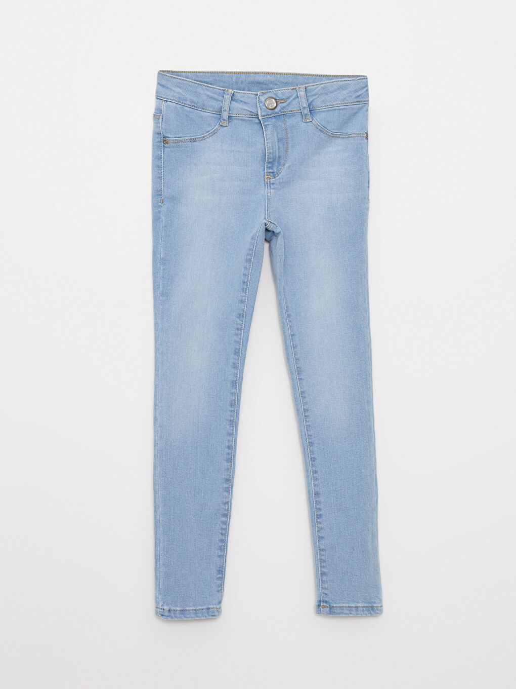 بنطلون دينيم بناتي بقصة رفيعة