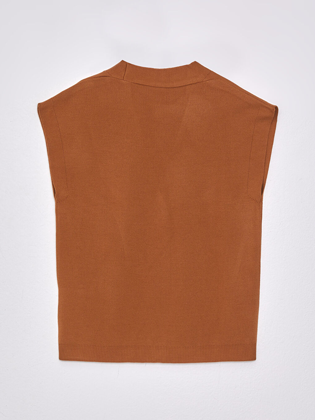 Vestă Tricotată pentru Femei cu Decolteu în V-7