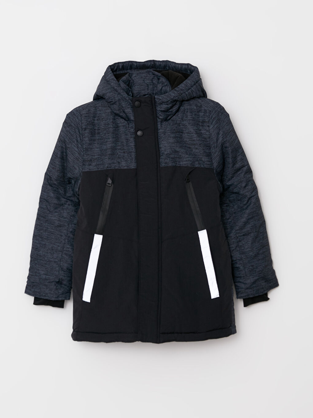 LCW Kids Hooded Boys' Coat -W20382Z4-LQJ