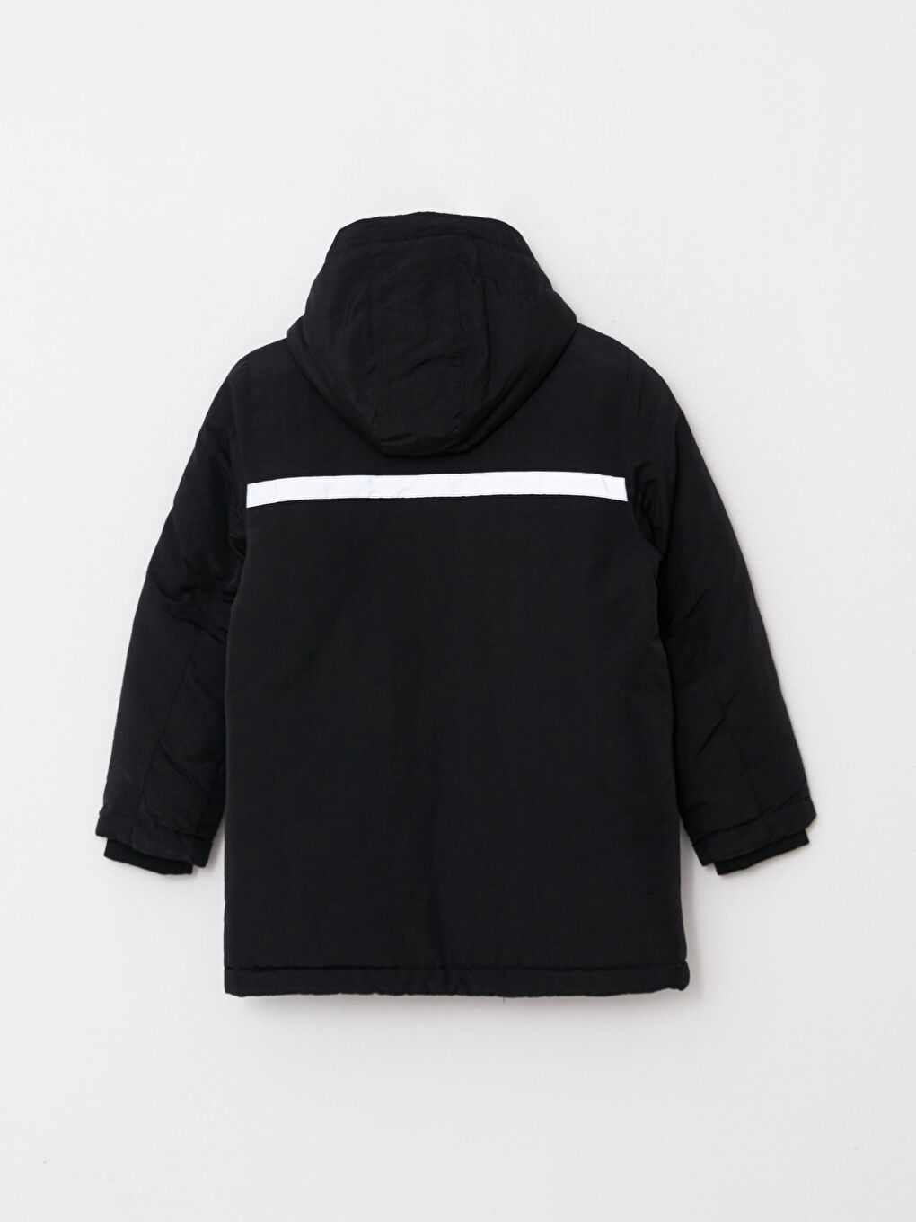 Dječak CRNA Puffer jakna/napuhana deblja jakna-2