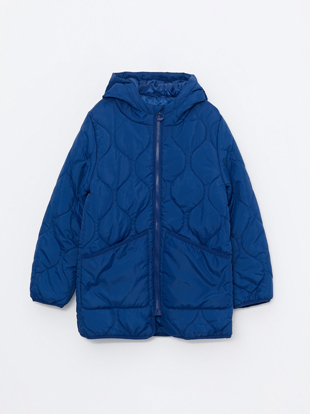 LCW Kids Hooded Quilted Patterned Boy Coat -W20386Z4-HEU