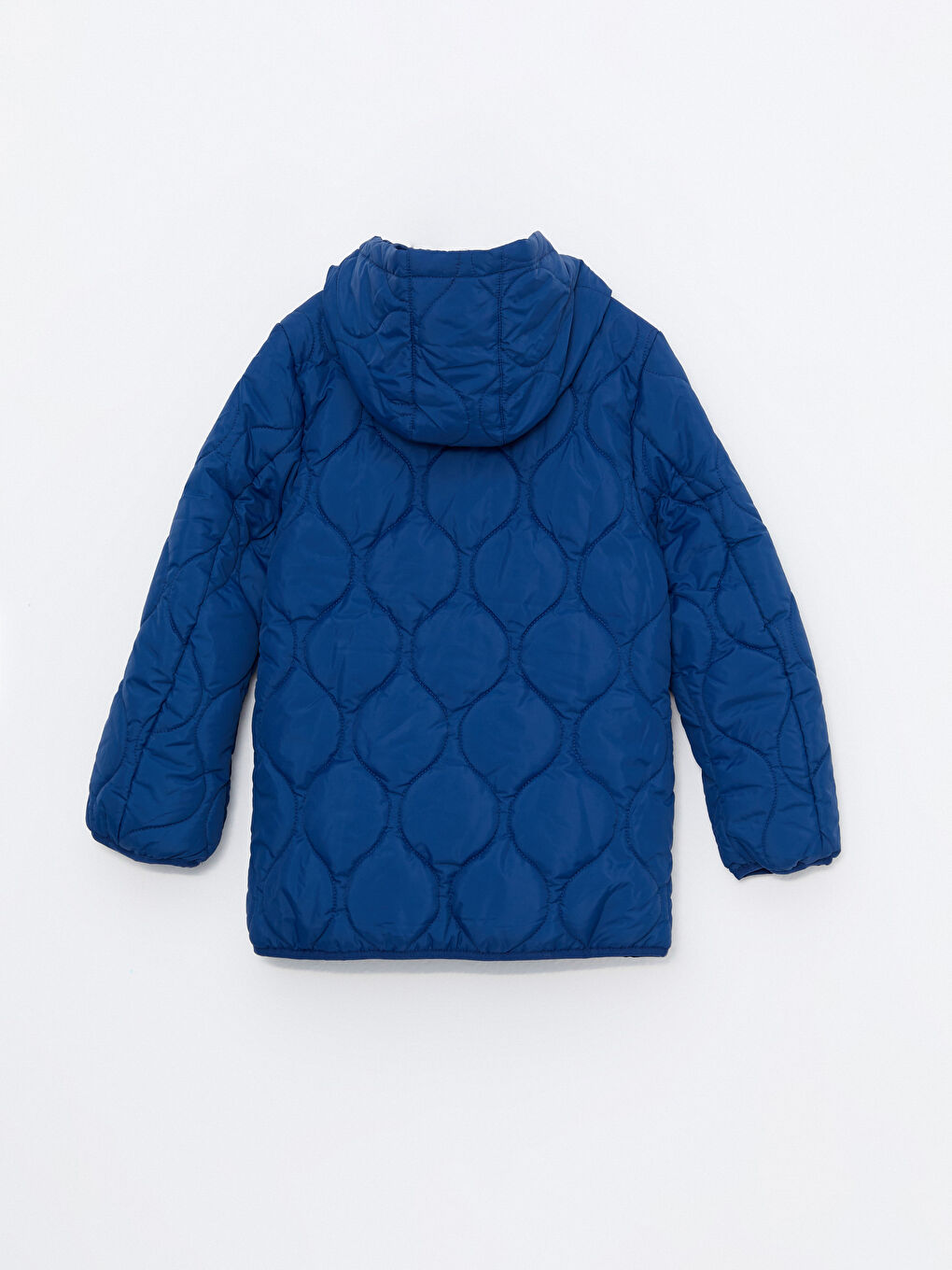 LCW Kids Hooded Quilted Patterned Boy Coat -W20386Z4-HEU