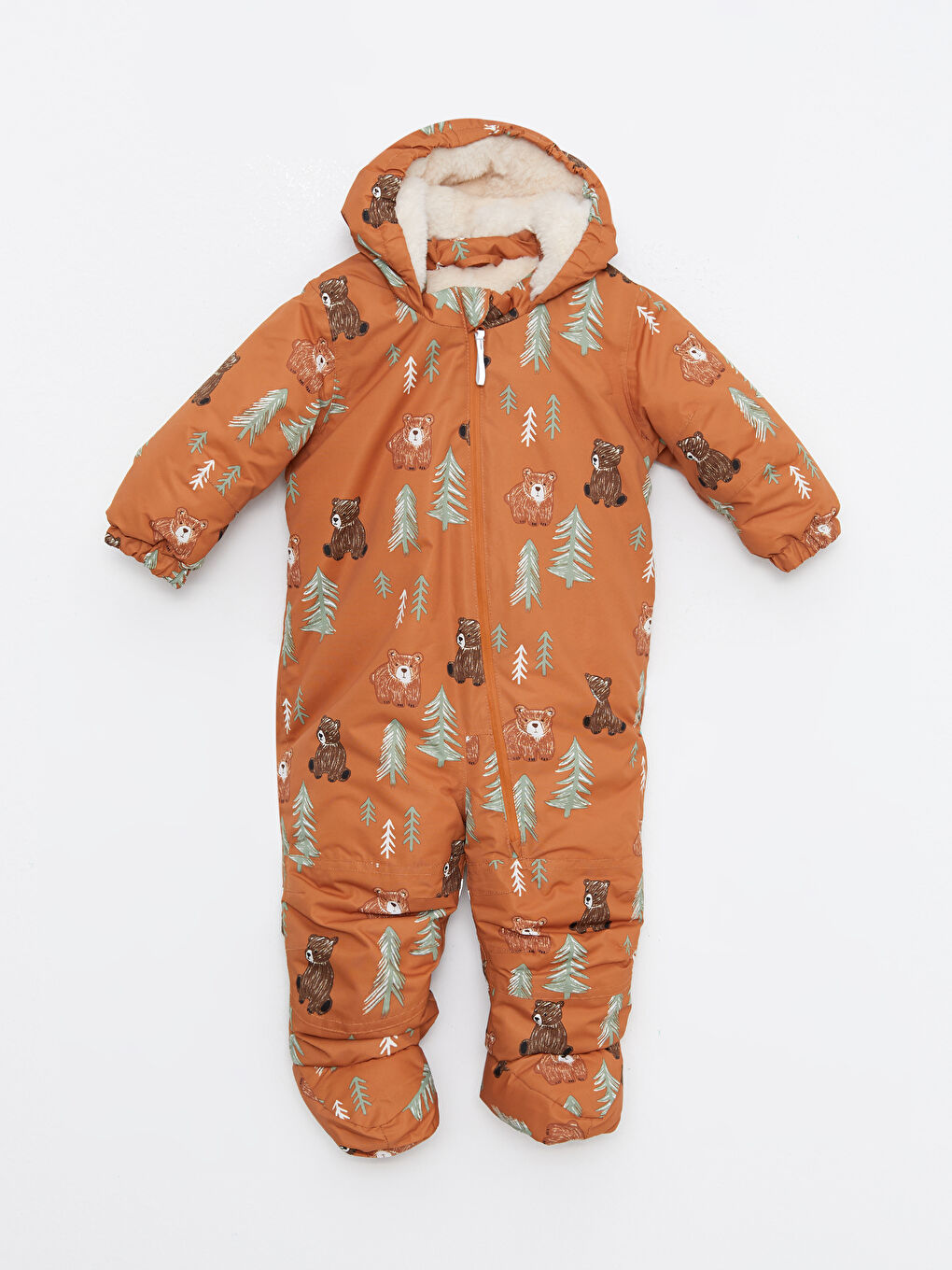 LC Waikiki Hooded Long Sleeve Printed Baby Boys' Astronaut Jacket -W20389Z1-QTU
