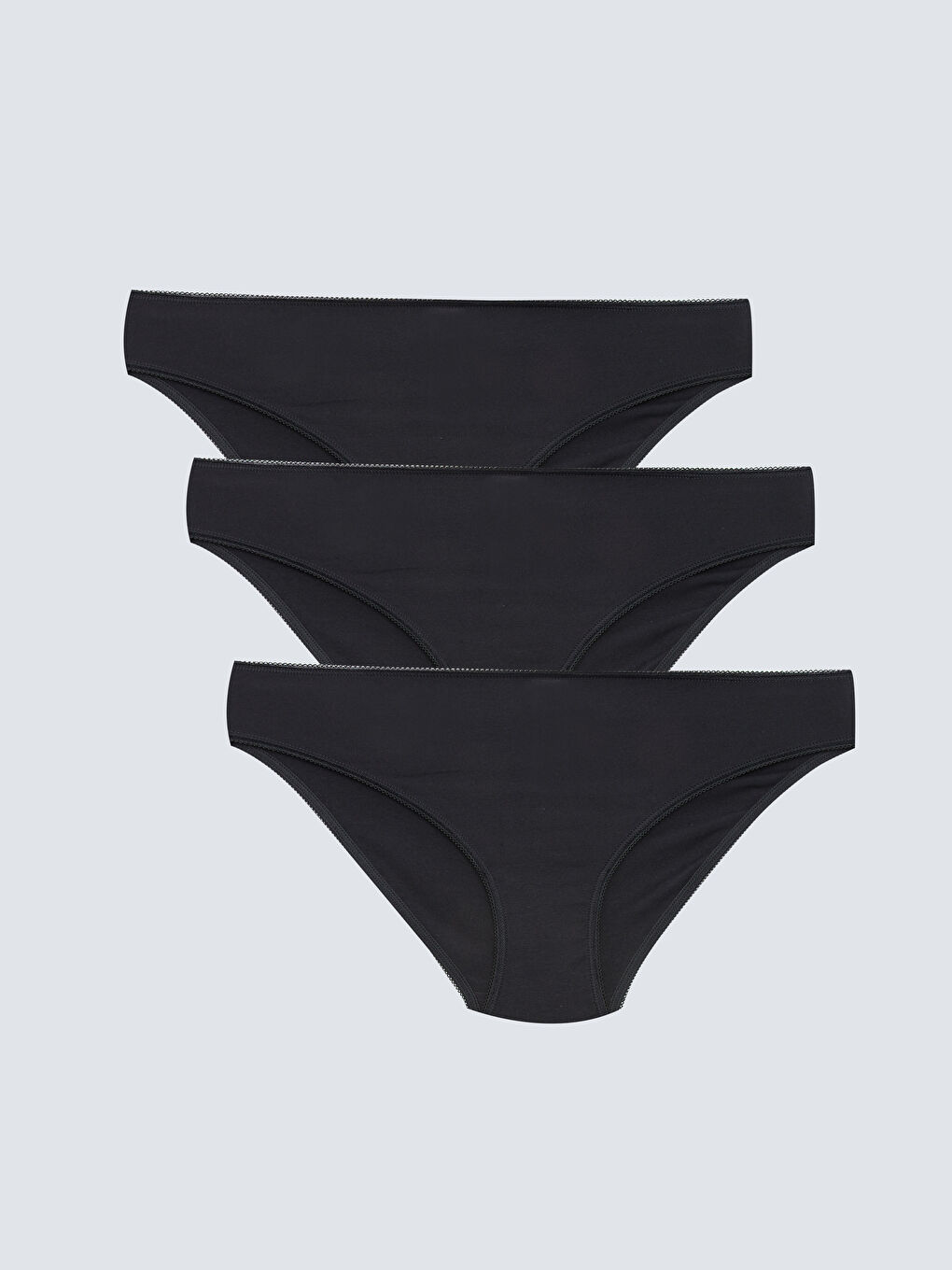 LCW DREAM Schlichte Bikini-Slips 3er-Pack -W20393Z8-CVL
