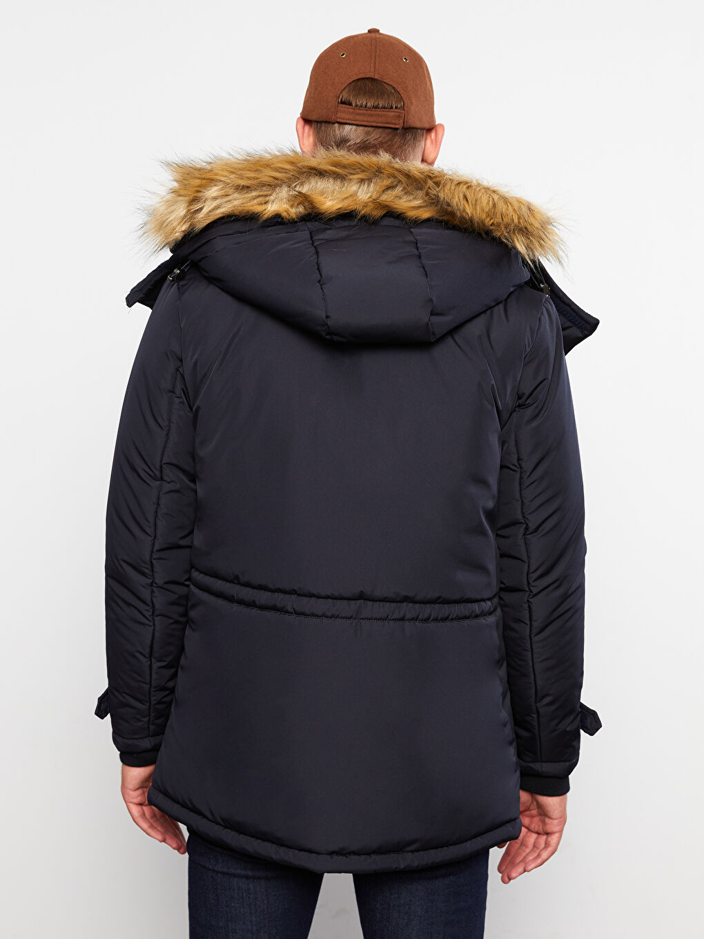 Regulär Geschnittener Kapuzen-Parka für Herren-5