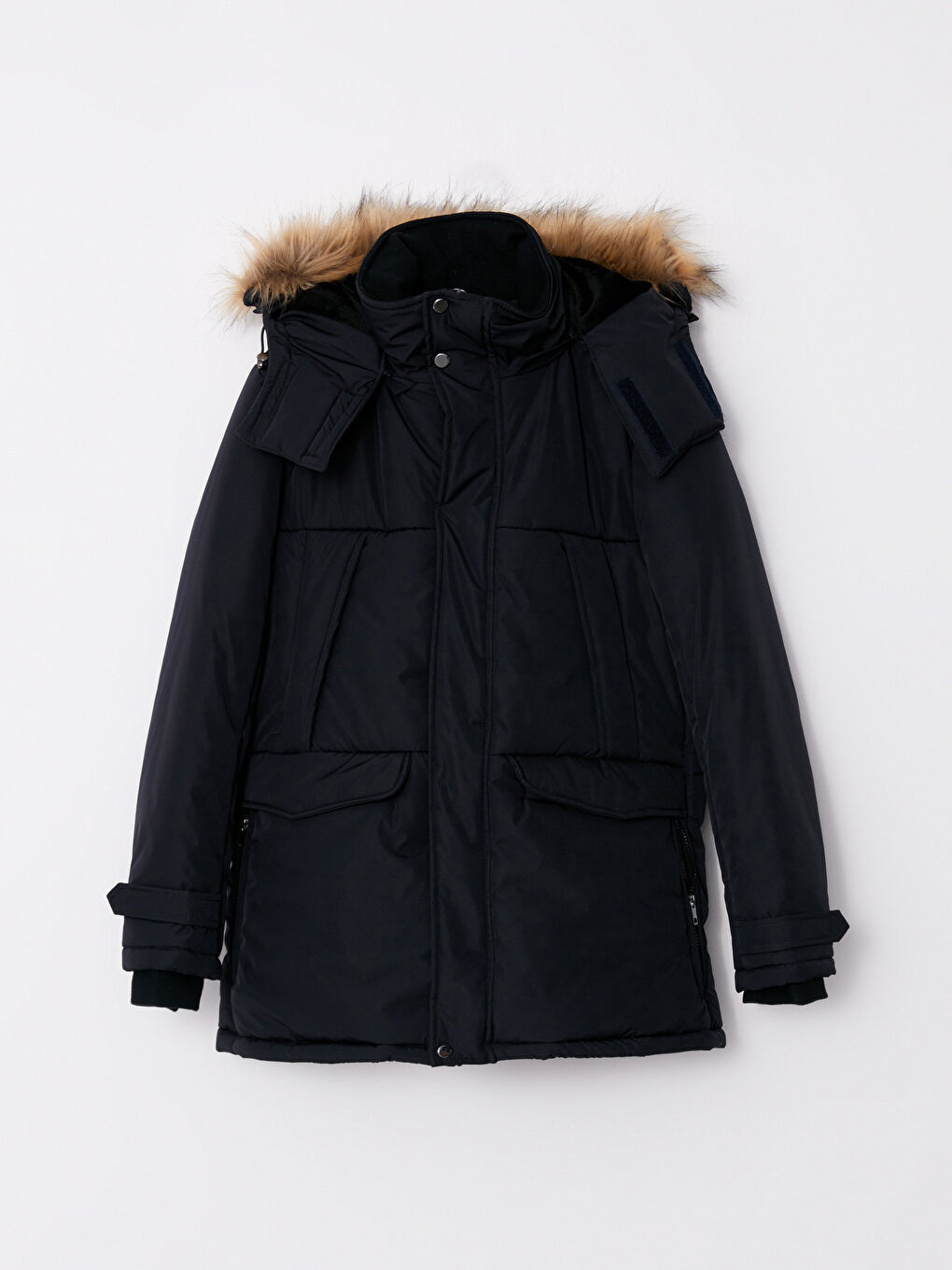 Regulär Geschnittener Kapuzen-Parka für Herren-6