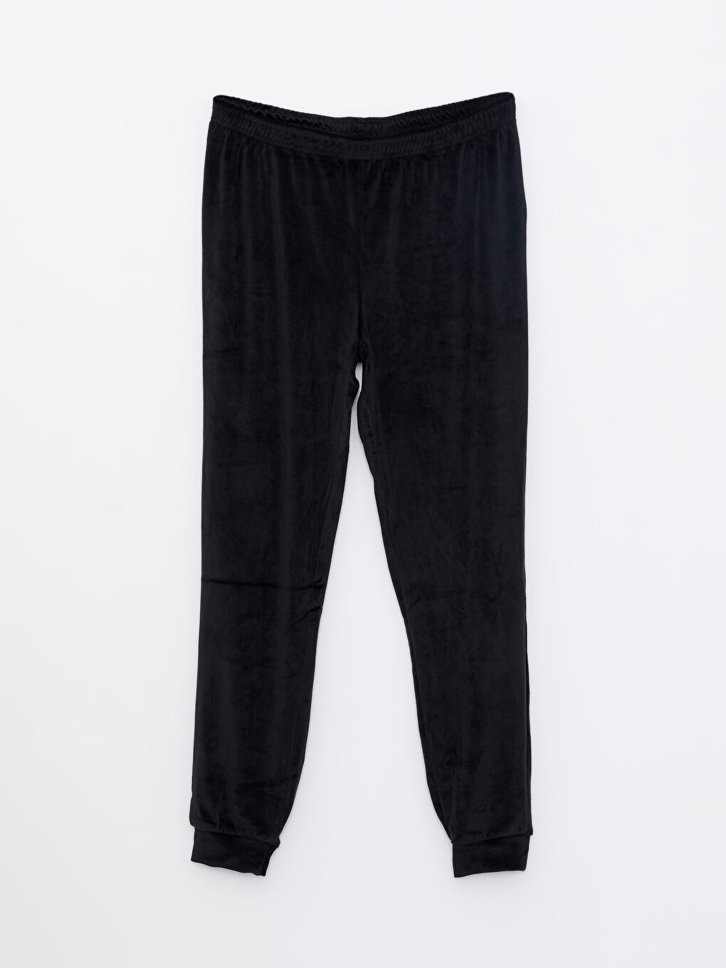LCW Young Rundhalsausschnitt Bedrucktes Langarm Samt Pyjama-Set für Damen -W20404Z8-CVL