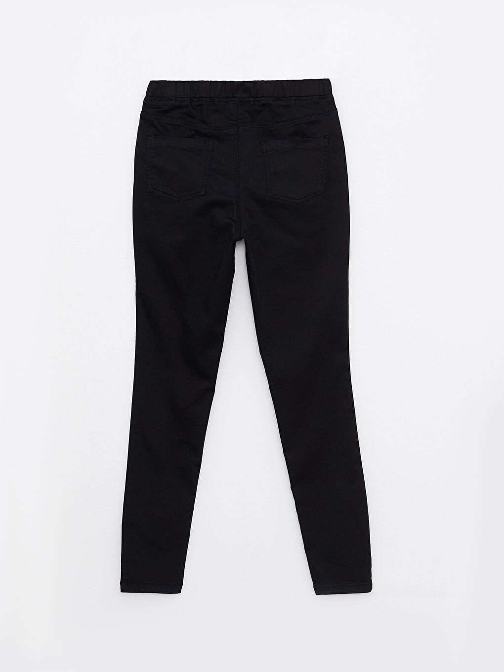 LCW Kids Elastic Waist Basic Gabardine Girl Trousers -W20437Z4-CVL