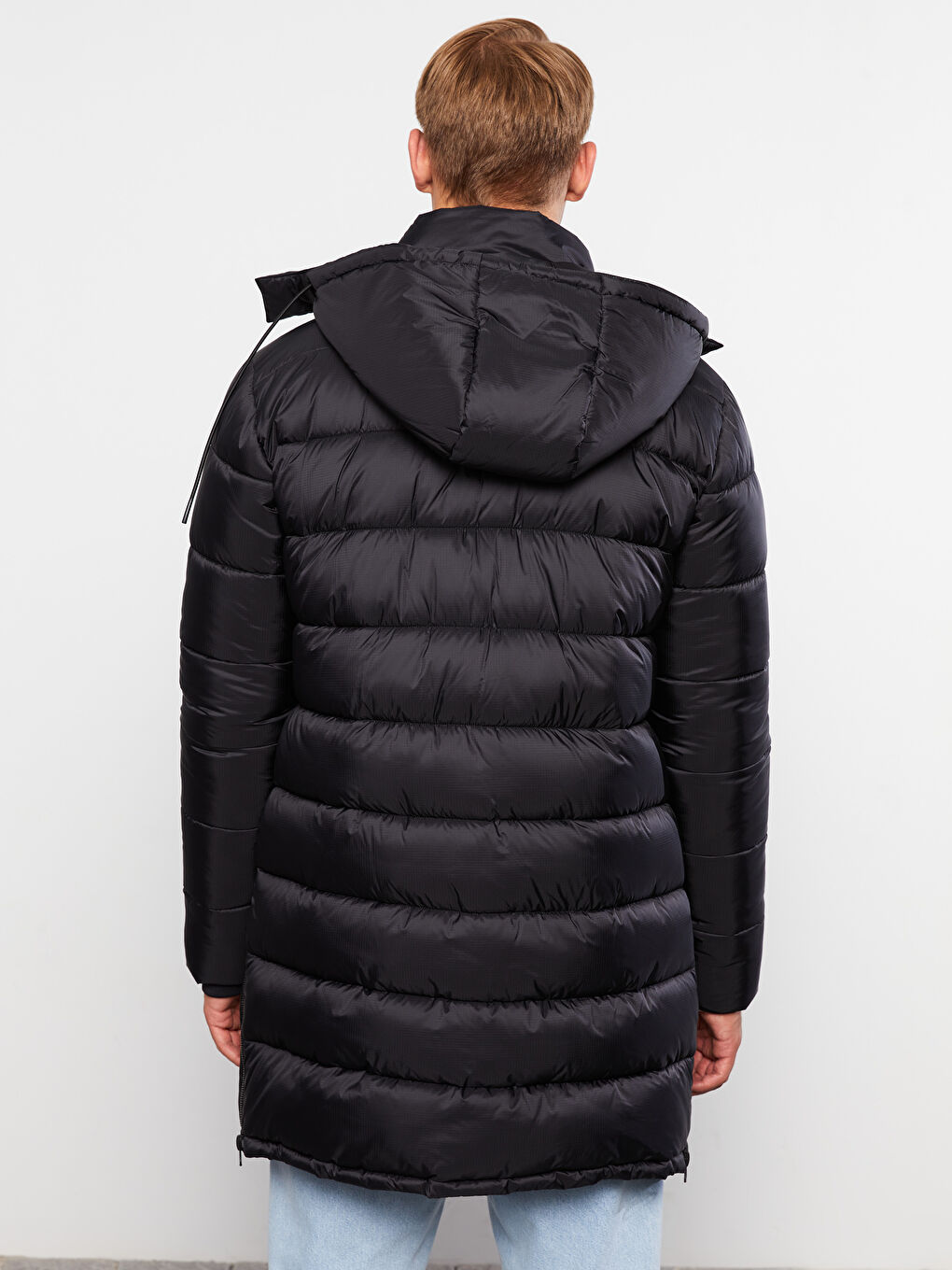 Regular Fit Steppmantel für Herren mit Kapuze-6
