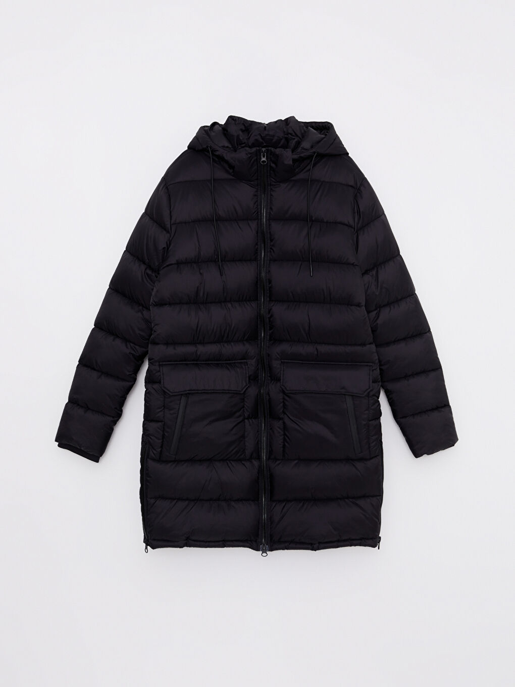 Regular Fit Steppmantel für Herren mit Kapuze-7