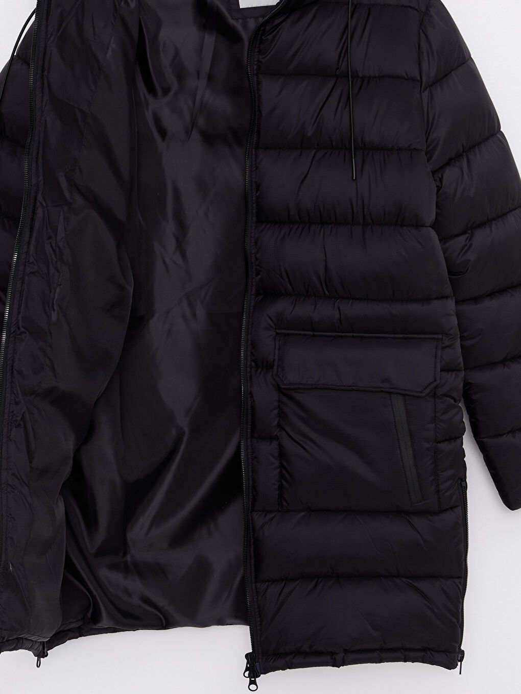 Regular Fit Steppmantel für Herren mit Kapuze-10