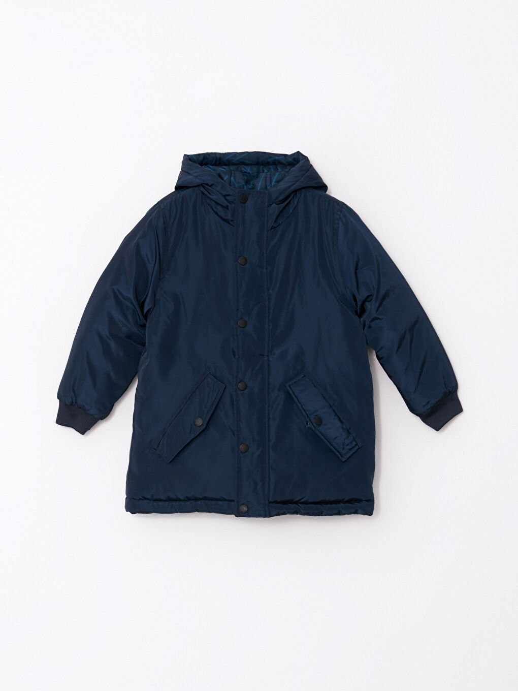 LCW Kids Hooded Double-Sided Boys Jacket -W20439Z4-LSJ