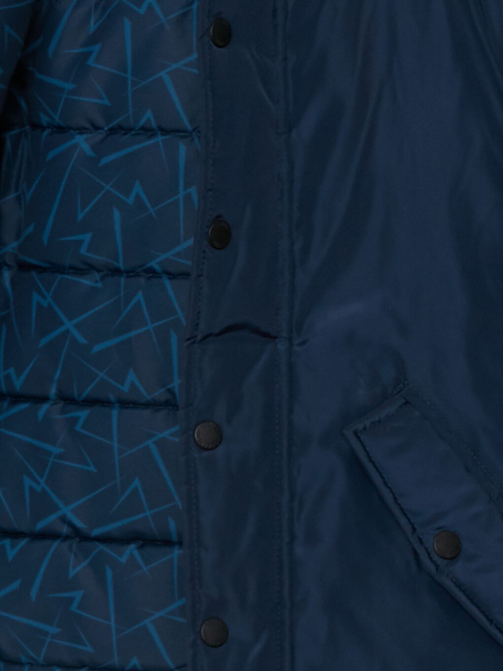 LCW Kids Hooded Double-Sided Boys Jacket -W20439Z4-LSJ
