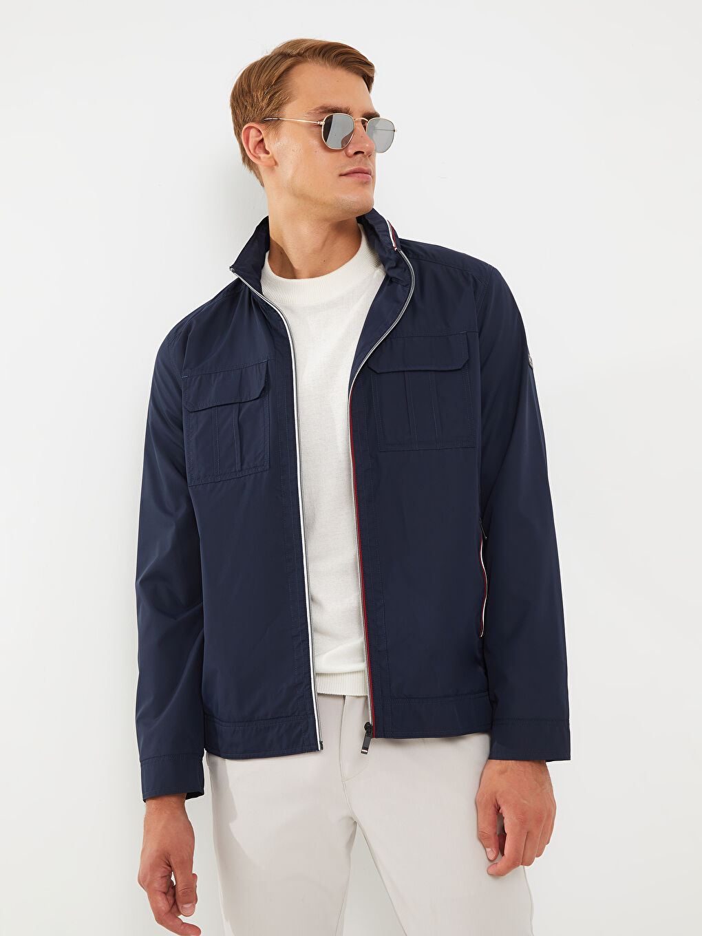LCWAIKIKI Classic Standard Fit Funnel Neck Men's Coat -W20440Z8-HSA