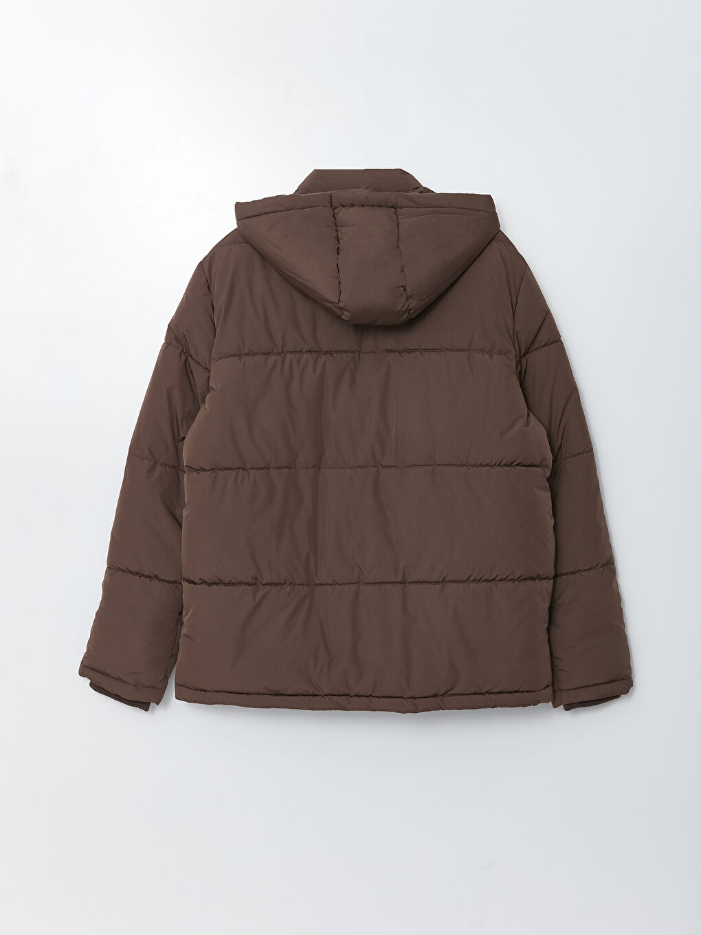 Manteau Bouffant à Capuche Coupe Décontractée pour Hommes-6