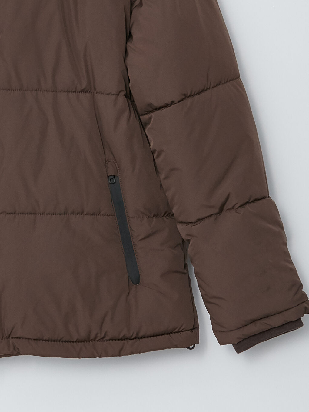 Manteau Bouffant à Capuche Coupe Décontractée pour Hommes-7