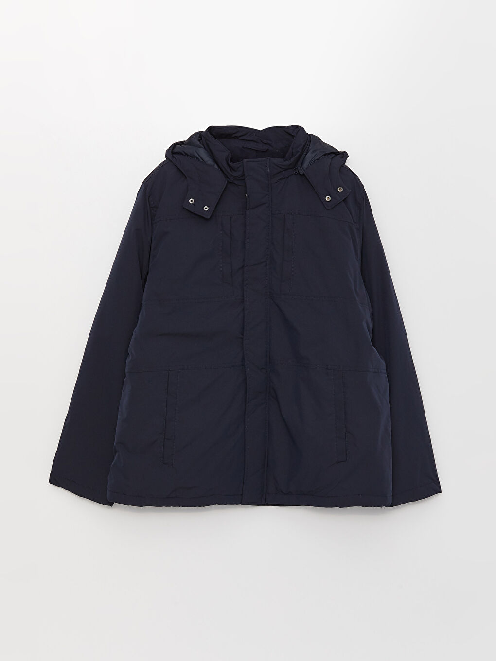 LCWAIKIKI Classic Standard Fit Hooded Men's Coat -W20443Z8-RFD